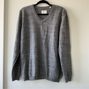 Billy Reid V-Neck Wool Sweater